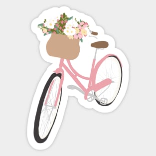 Bike - Pink Sticker